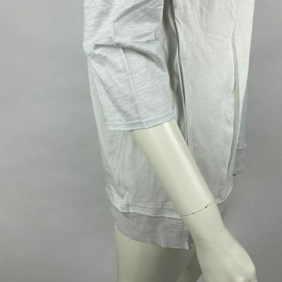 Neon Buddha Selfless Top 3/4 Sleeve Cowl Neck Embellished Tunic Women XS S NWT - Picture 8 of 10